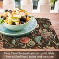 thumbnail image 4 of CounterArt "Floral Study" 4-Pack Reversible Plastic Placemats, 4 of 7