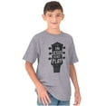 thumbnail image 3 of In Jesus Name I Play Guitar Music Crewneck T Shirts Boy Girl Teen Brisco Brands XS, 3 of 6