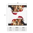thumbnail image 6 of PHELIKA Christmas Pet Dog Cat Santa Hat 04 Mailbox Covers Magnetic Mailbox Wraps Post Letter Box Cover Mailwrap Garden Home Decor Standard Size 25.5"H x 21"W, 6 of 8