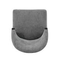 thumbnail image 4 of Manhattan Comfort Ola Dining Chair with Solid Wood Frame in Gray  - Set of 2, 4 of 6