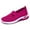 Hot Pink, variant on Viluyesy Womens Sneaker, Mesh Breathable Comfy Soft Sole Casual Pull-On Shoes Beige US7