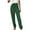 Green, variant on Diufon Lounge Pants for Women Elastic Waist Drawstring Pants Solid Color Trousers with Pockets