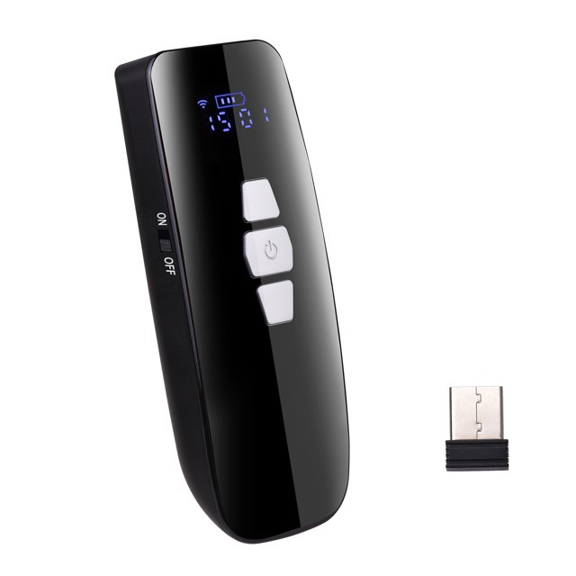 Mini 1D Lector de códigos de barras 3 en 1 BT / 2.4G Inalámbrico / USB Lector de códigos de MABOTO Escáner de código de barras