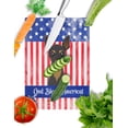 thumbnail image 2 of Caroline's Treasures God Bless Flag with Min Pin Glass Cutting Board Large, 2 of 2