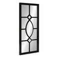 thumbnail image 2 of Kate and Laurel Cassat Modern Casual Window Wall Accent Mirror, Black, 2 of 6