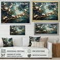thumbnail image 5 of Designart "Aura of Gold and Green in Abstract Marble V" Extra Large Abstract Framed Wall Art - Modern Gold Abstract Marble Living Room Framed Canvas Art, 5 of 7