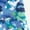 Paradise Blue Abstract, variant on Woman Within Plus Size Petite Stretch-Cotton Knit Pull-On Printed Pocket Leggings