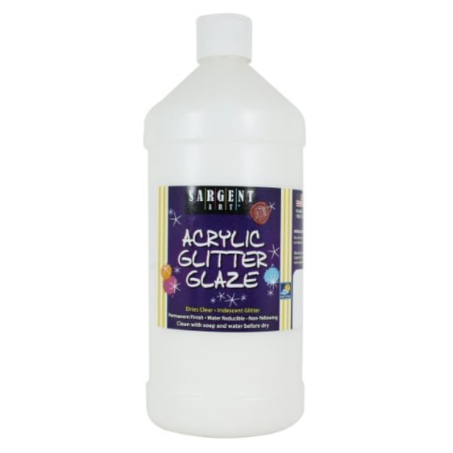 sargent art 228807 32ounce acrylic glitter glaze