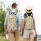 thumbnail image 4 of Disketp Harvest Scarecrow Pattern print Canvas Backpack Lightweight Travel Daypack Student Rucksack Laptop Backpack-Small, 4 of 5