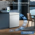 thumbnail image 4 of KNDKO 2.8cu.ft Compact Chest Freezer, Mini Freezer with Adjustable Temperature, 2 Removable Baskets, Top Open Door, Energy Saving, White, 4 of 7