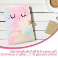 thumbnail image 4 of Girl Plush Diary Fluffy Notebook Girl Diary Notebook Girl Gift Student Diary with Lock, 4 of 4