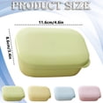 thumbnail image 3 of Ngheia Green Travel Soap Dish – Leakproof Bar Soap Holder with Lid & Draining Layer, Portable Soap Case for Camping, Gym, Bathroom, perf-ect for October Trips, 3 of 9
