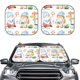 thumbnail image 2 of Fotbe Gnome Camping Fishing Juego de 2 Piezas de Parasoles para Parabrisas | Bloqueador Solar para Auto | Accesorios Plegables para Protección Solar Interior-Medium, 2 of 6