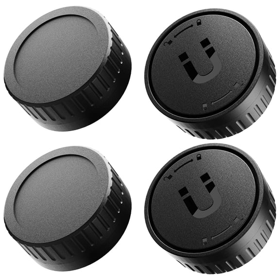 Airtag Holder Ultra Magnetic for Car, Truck Waterproof & Shatterproof Minimalist Design, Strong(Magnetic 4 Pack Black)