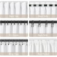 thumbnail image 4 of sasyxdc Green Linen Blackout Curtains 84 Inch Length 2 Panels Set for Bedroom Back Tab Neutral Pleated Look Living Room Darkening Curtains Track System Thermal Insulated Black Out Drapes, 4 of 6