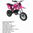 thumbnail image 5 of Seipouy 49cc Kids Dirt Bike,Mini Bike Gas Power 2-Stroke Off Road Dirtbike with Dual Disc Brakes Shock Absorbing Soft Seat Cushion,Pocket Motocross Motorcycle for Kids 6-14 Speeds Up to 25 MPH, 5 of 9