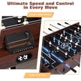 thumbnail image 6 of 55in Combo Game Table – Electric Air Hockey, Foosball, Ping Pong & Poker, 4in1 Multi-Game Table for Home & Game Room Fun, 6 of 6