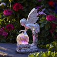 thumbnail image 3 of Figura Decorativa de Hadas con Iluminación Solar para Embellecer tu Jardín soporte de luz de colores, 3 of 8