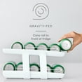 thumbnail image 3 of YouCopia RollDown® Beverage Can Dispenser, Space-Saving 2-Tier Drink Organizer for Fridge Storage, 3 of 8