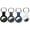 Black, variant on Silicone Case for Airtag with Keyring 4 Pack Airtag Key Chain Air Tag Accessories Airtag Holder for Apple Air Tag