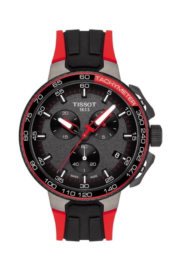 Men's T-Race Cycling Chronograph 43mm Watch T111.417.37.441.01