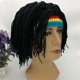 thumbnail image 3 of B Wig Beanie Men'S Caps Hip Hop Cap Handmade Crochet Winter Warm Hat Gorro Halloween Xmas Birthday Gifts Funny Party Wig, 3 of 5