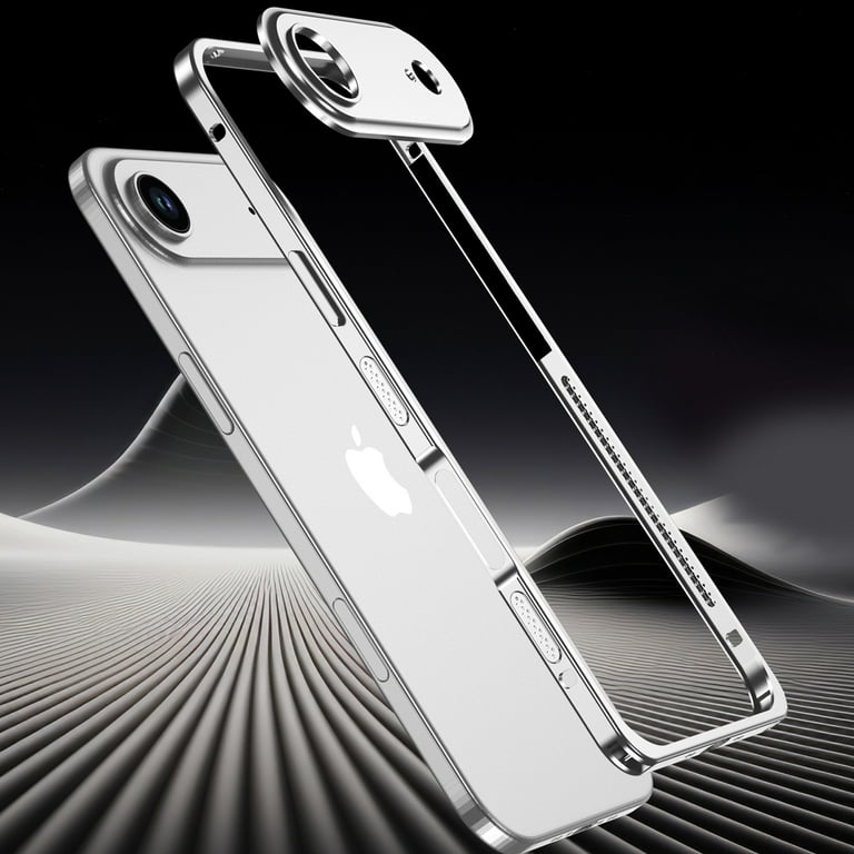 Dteck Slim Metal Bumper for iPhone Air, Aluminum Frame Protection
