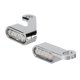 thumbnail image 1 of 2PCS Mini LED Cornering Lamp Turning Signal Light Corrosion Resistant Aluminium Alloy Motorcycle AccessorySilver Shell White Mirror, 1 of 5
