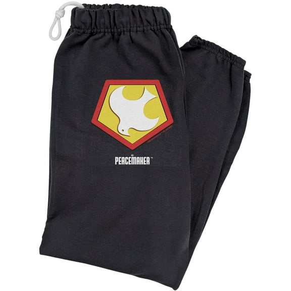 Peacemaker Symbol Unisex Jogger Sweatpants for Men and Women, Black, 2X-Large