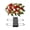 C, variant on Grave Decorations Outdoor, $10 Wholesale Lots, Memorial Flowers For Cemetery - 18 Pomegranate Funeral Flowers White And Red