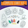 thumbnail image 3 of Creativity for Kids Halloween Window Art Kit | Create 7 DIY Suncatcher Window Clings (Ages 6+), 3 of 7