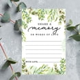 thumbnail image 3 of Koyal Wholesale Share a Memory Cards, Greenery Foliage Cards for Wedding, Baby Life Memories, 4" x 6", 52-Pk, 3 of 5