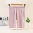 thumbnail image 2 of ZACPNCV Girls Bermuda Shorts Knee Length Summer Casual Shorts Lightweight Elastic Waist Short Pants Pink 7-8 Years, 2 of 7