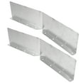 thumbnail image 2 of 2Pcs Rain Gutter Splash Guards Roofing Gutter Guard Shingle Roof Gutter Rain Diverter, 2 of 5