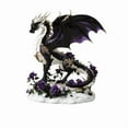 thumbnail image 2 of ‌Black Dragon Acrylic Ornament - Hand-Cut Bohemian Gothic Wall Art & Desk Decor, Mystical Dragon Display for Home Office Shelf‌, 2 of 4