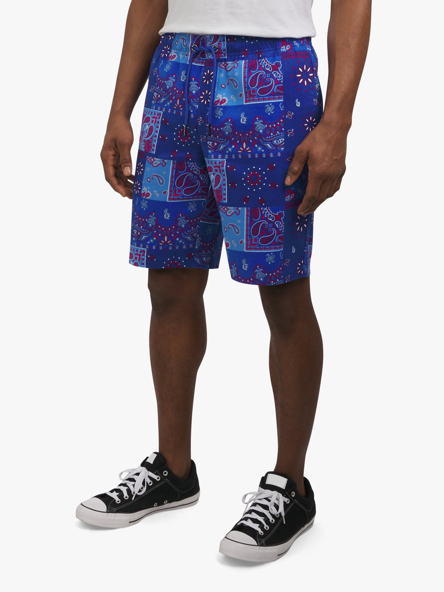 Dogg Supply by Snoop Dogg Paisley Print Shorts, Men's Sizes XS - 3XL