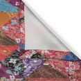 thumbnail image 3 of Ambesonne Balinese Kitchen Curtains, Traditional Patchwork Form, 55"x39", Multicolor, 3 of 3