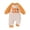 Z-05Orange, variant on Coerni My First Thanksgiving Jumpsuits Children Embroidered Crawling Suit Boys Button Romper Overalls Cute Sweatsuit