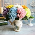 thumbnail image 4 of 10PCS Silk Hydrangea Heads with Stems Artificial Flowers for Wedding Party Home Decor, 4 of 9