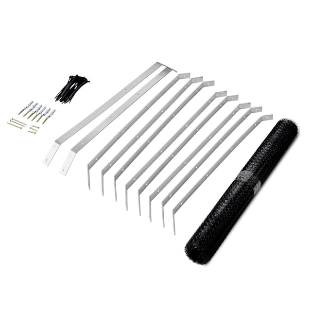 Valla para gatos, barrera exterior, red para ciervos, ligera, práctica, fácil de instalar, versátil, reutilizable, barrera antiescalada. 20 metros