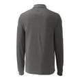 thumbnail image 3 of Men's Cutter & Buck Steel Houston Oilers Advantage Tri-Blend Pique Big & Tall Long Sleeve Throwback Polo, 3 of 3
