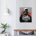 thumbnail image 3 of COMIO  Darth Vader Poster Banksy Graffiti Canvas Wall Art Prints Room Decor Aesthetic Black And White Wall Decor Movie Posters Teen Decorations Bedroom Student Dorm Picture, 3 of 4