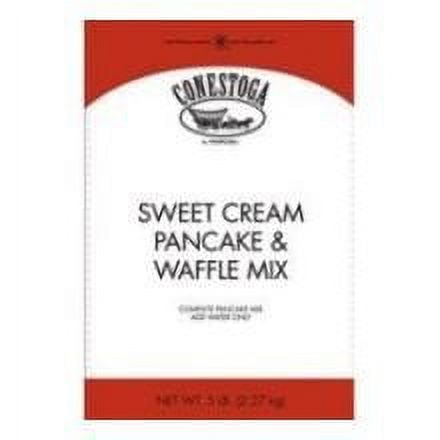Conestoga Sweet Cream Pancake and Waffle Mix, 5 Pound -- 6 per case.