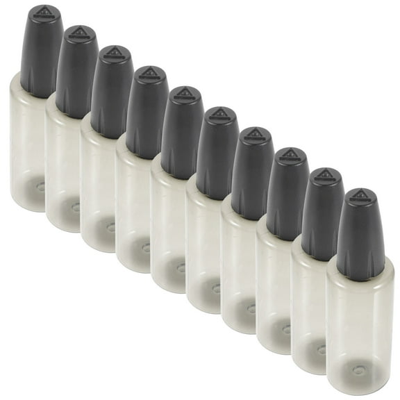 MLINS 10 Pcs Ca Glue Small Squeeze Bottles Needle Fine Tip Portable