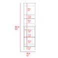 thumbnail image 4 of 15.70-inch Wide and Deep Cabinet | For Bathroom Use | Gives 59.30-inch Height for More Storage, 4 of 4