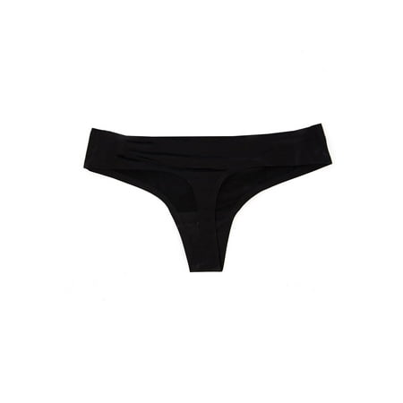 - Womens Basic Seamless Invisible Spandex Thong Underwear Panty 25500t-2