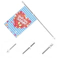 thumbnail image 2 of Nuolux Flag Kit Pole Mounting Stainless Outside Pole Outdoor Telescopic Stand Flagpole Steelhouse Displayflagpolebracket Wall, 2 of 6