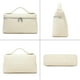 thumbnail image 2 of Bandolera Rejolly para mujer, pequeña, piel, color crema, 2 of 7