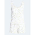 thumbnail image 6 of Joyspun Women’s Pointelle Knit Tank Top and Shorts Pajama Set, 2-Piece, Sizes XS-3X, 6 of 6
