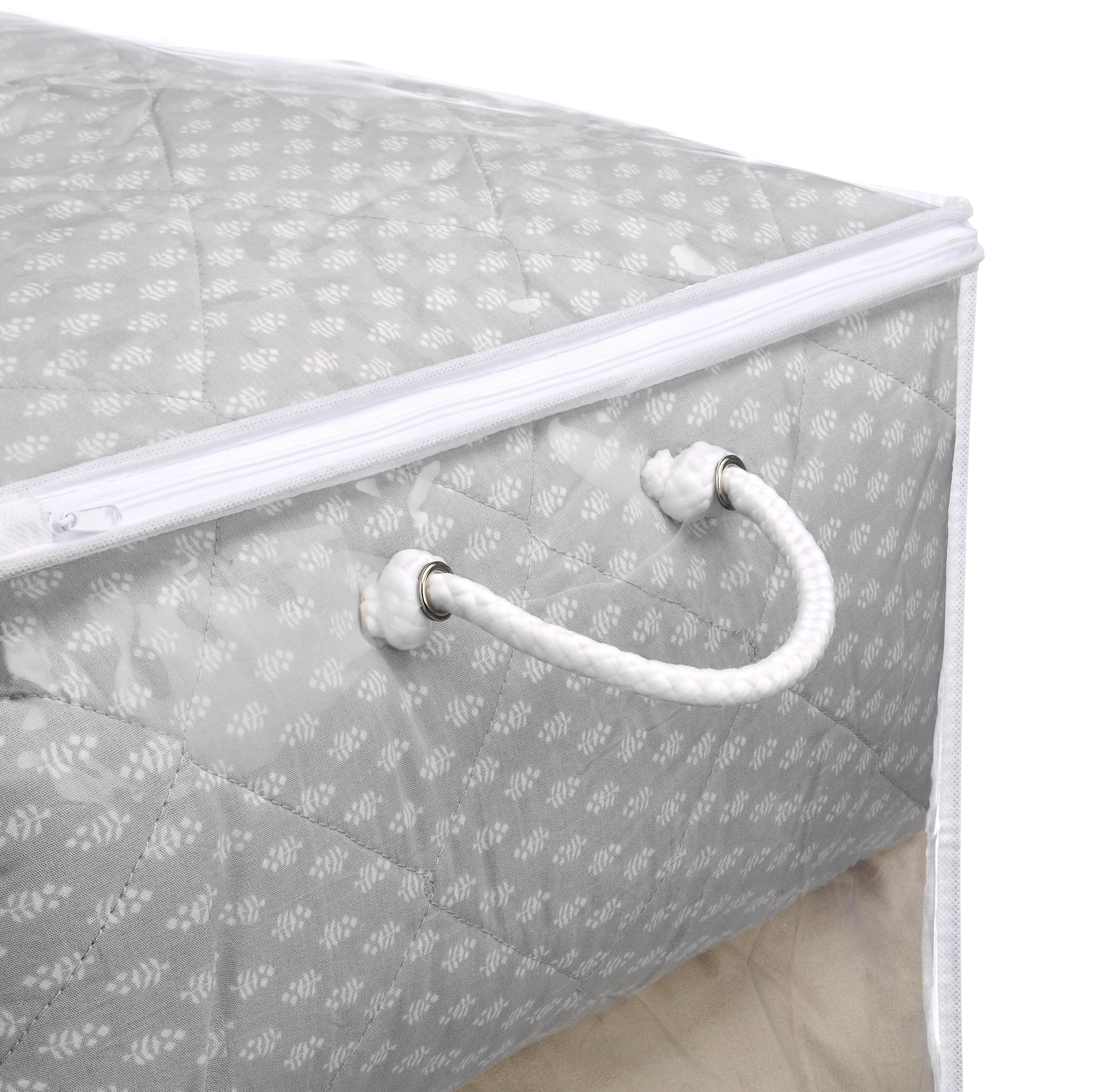 Whitmor Jumbo Zippered Vinyl Storage Closet Organizer Bag - Clear - Adult Use